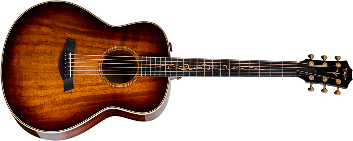 Taylor Gt K21e Grand Theater Concert Tout Koa Eb Es2 - Shaded Edgeburst - Guitarra electro acustica - Main picture