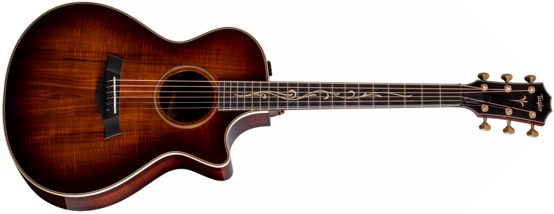 Taylor K22ce Grand Concert Cw Tout Koa Eb Es2 - Shaded Edgeburst - Guitarra electro acustica - Main picture