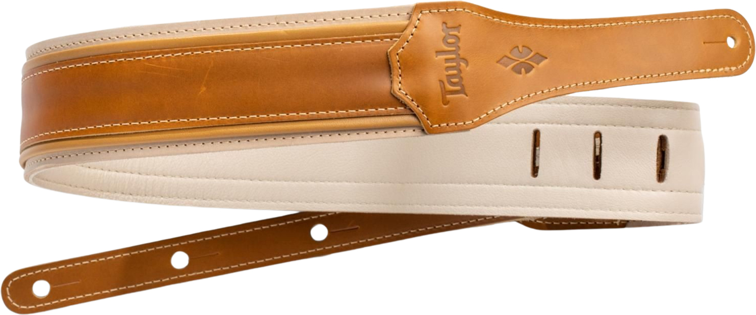 Taylor Reflections Leather Guitar Strap 2.5-inc Palomino 4112-25 Cuir - Correa - Main picture
