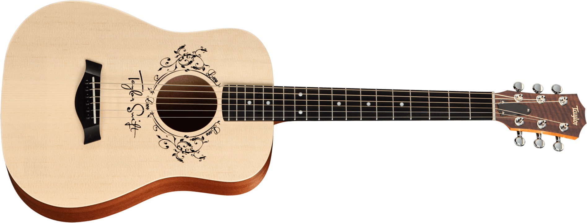 Taylor Taylor Swift Baby Tsbt Signature Dreadnought 3/4 Shsc Epicea Sapele Eb - Natural Matte - Guitarra folk - Main picture