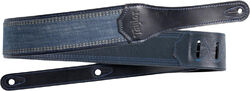 2.5-inc. Blue Denim Guitar Strap 4300-25 - Navy Edge