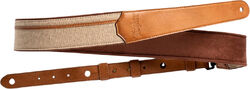Correa Taylor 2.5-inc. Vegan Leather Guitar Strap 4203-25 - Tan