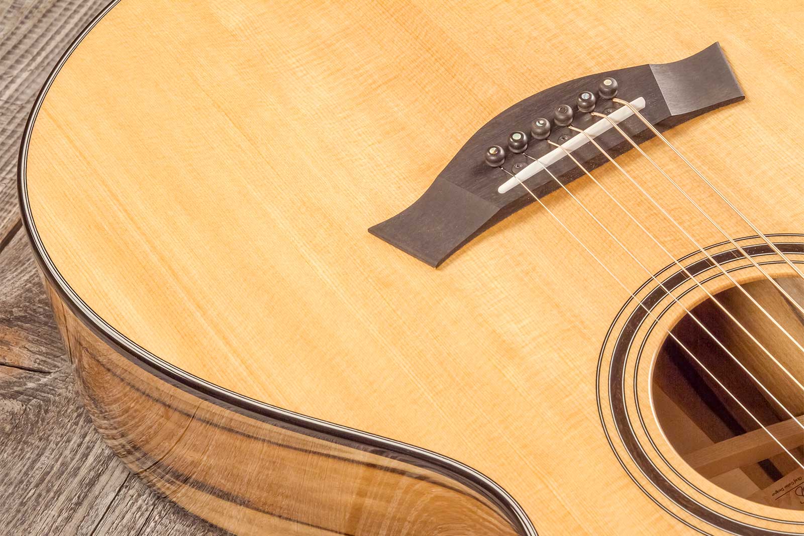 Taylor Custom Gc-e V-class Grand Concert Cw Sitka Torrefie / Blackheart Sassafras  Eb Es2 #1211083110 - Natural - Guitarra folk - Variation 6