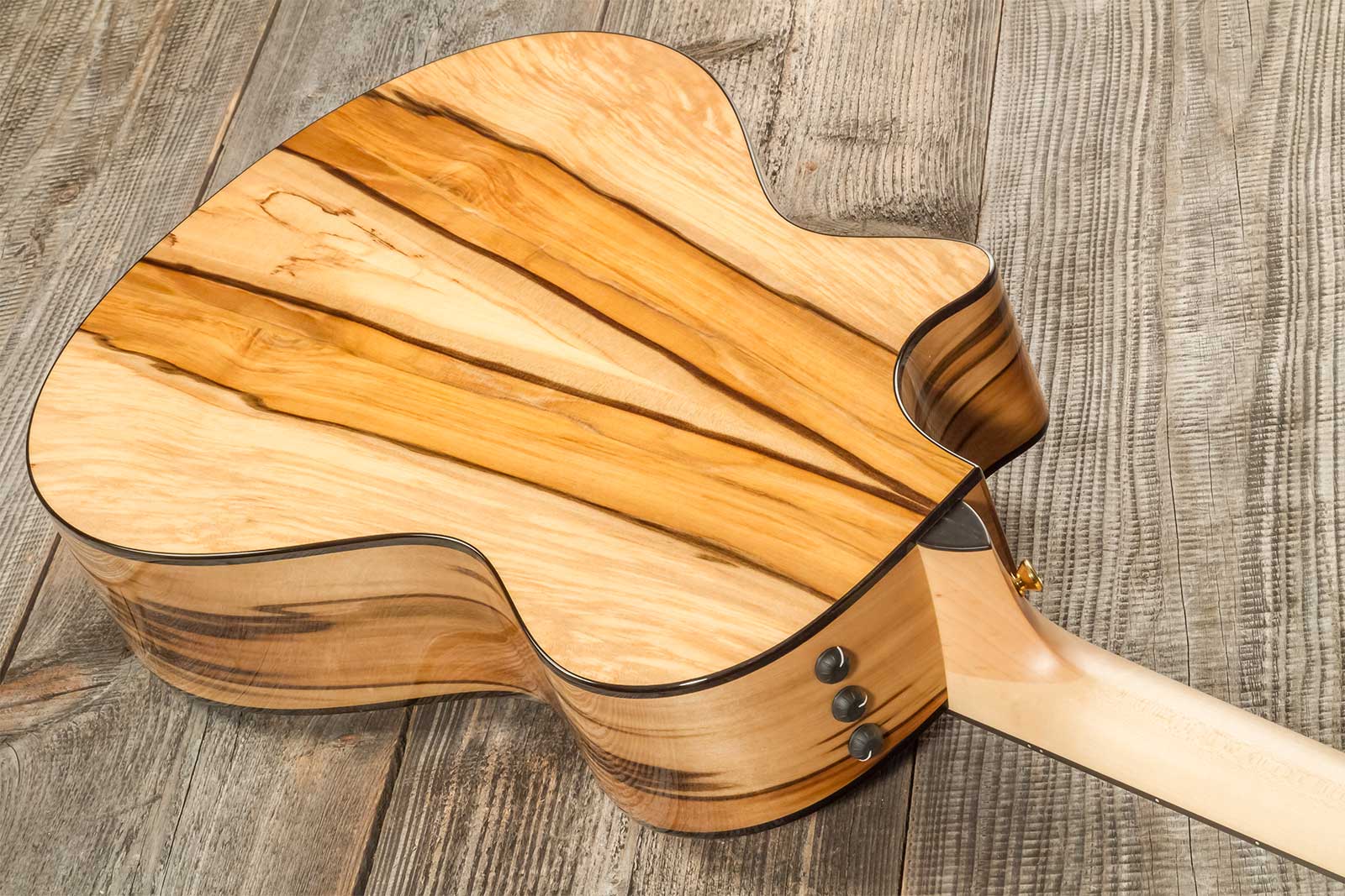 Taylor Custom Gc-e V-class Grand Concert Cw Sitka Torrefie / Blackheart Sassafras  Eb Es2 #1211083110 - Natural - Guitarra folk - Variation 7