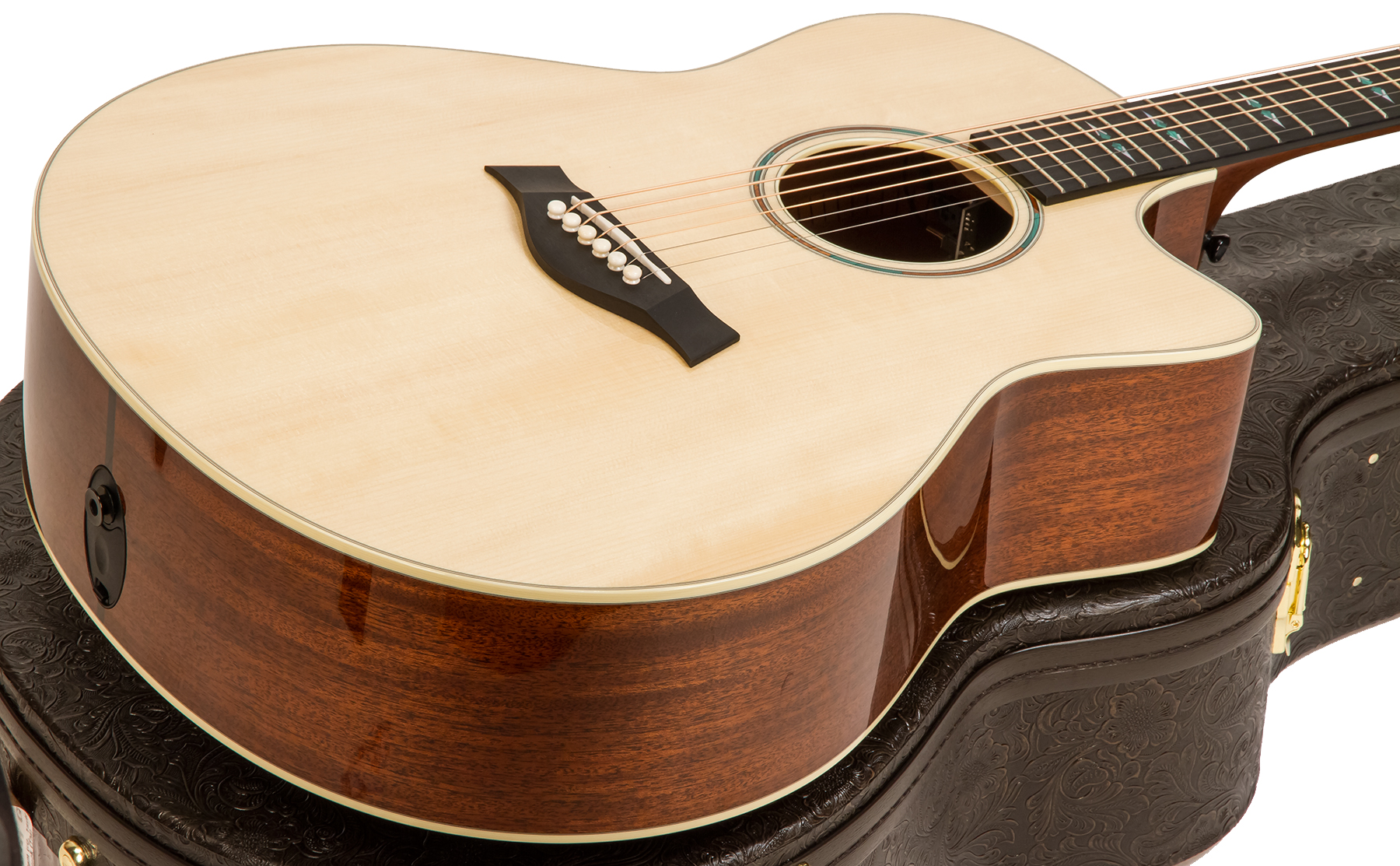 Taylor Custom Go-ce 2020 Grand Orchestra Cw Epicea Acajou Eb Es2 #1203040117 - Natural - Guitarra electro acustica - Variation 1