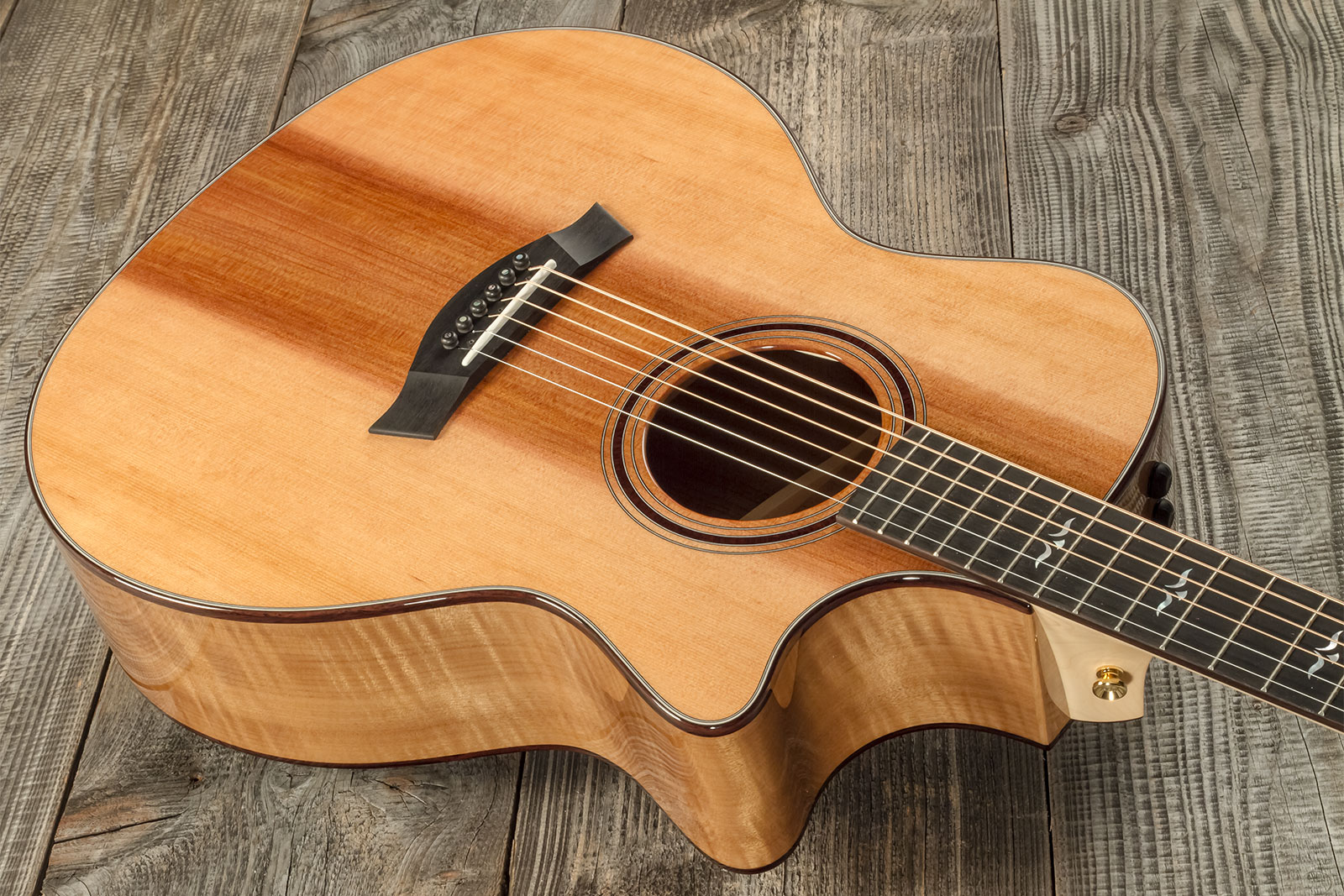 Taylor Custom Shop Ga-e Grand Auditorium Cw Cedre Myrte Eb Es2 #1211163099 - Natural - Guitarra folk - Variation 2