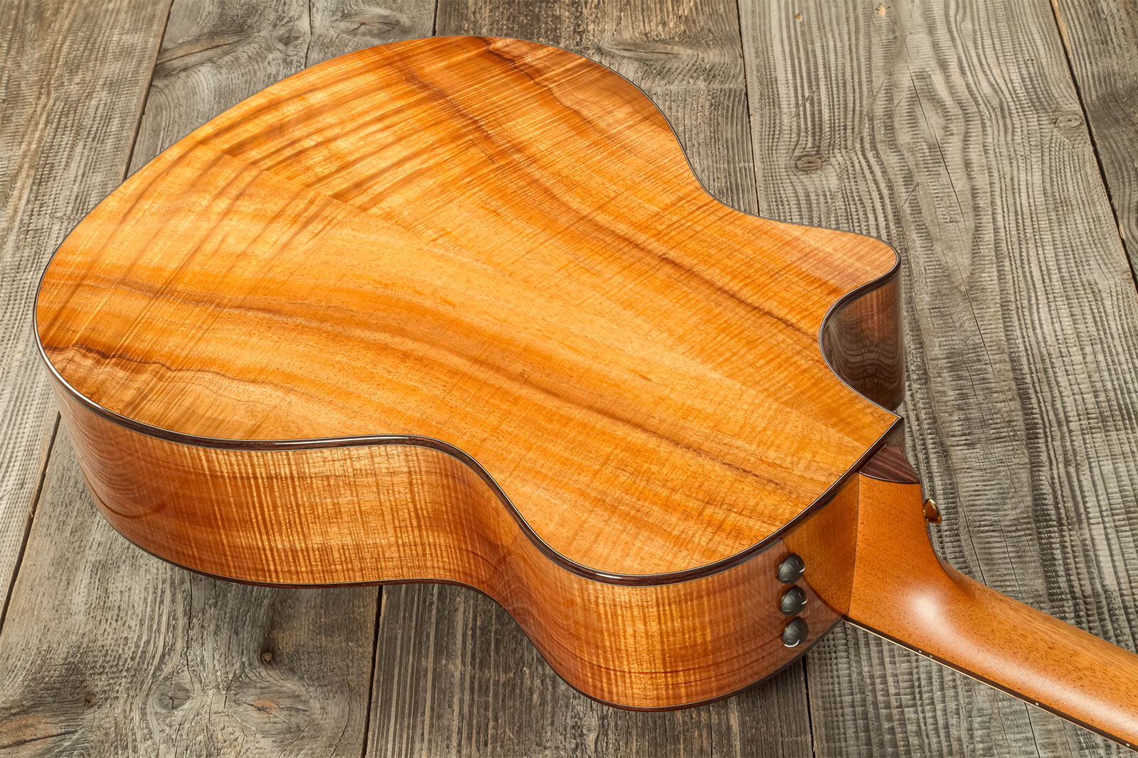 Taylor Custom Shop Ga-e Grand Auditorium Cw Tout Koa Eb Es2 #1211143039 - Natural - Guitarra acústica & electro - Variation 5