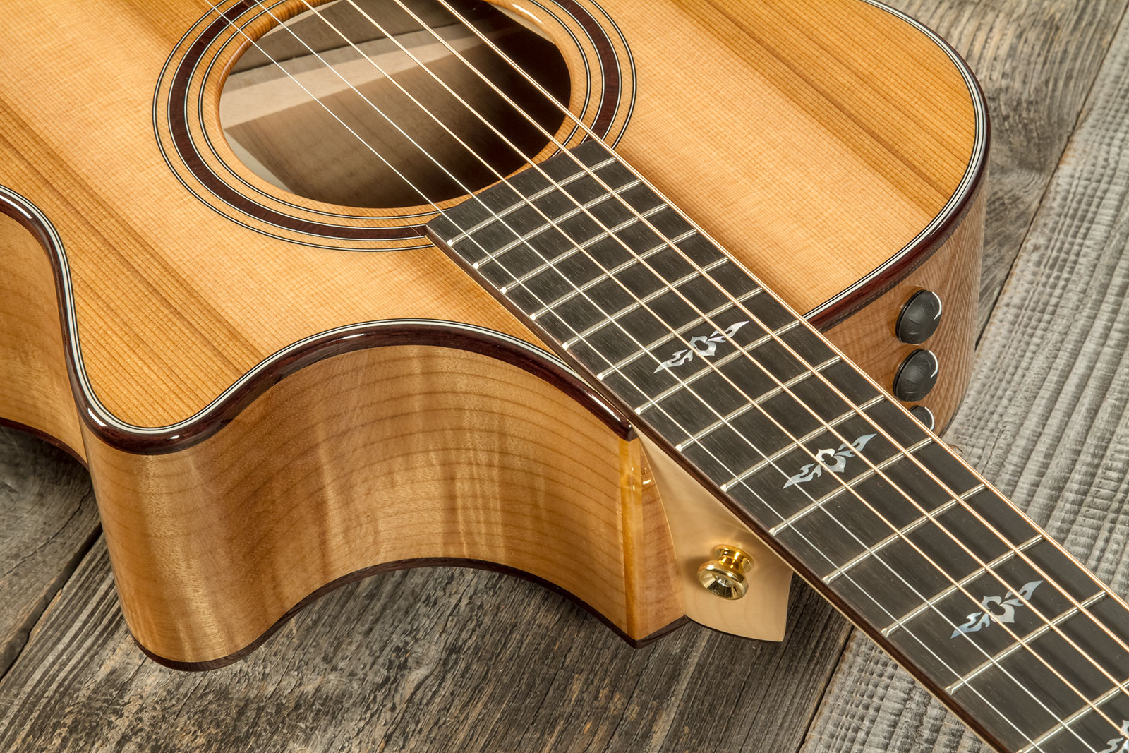 Taylor Custom Shop Gc-e Grand Concert Cw Cedre Myrte Eb Es2 #1211143037 - Natural - Guitarra folk - Variation 4