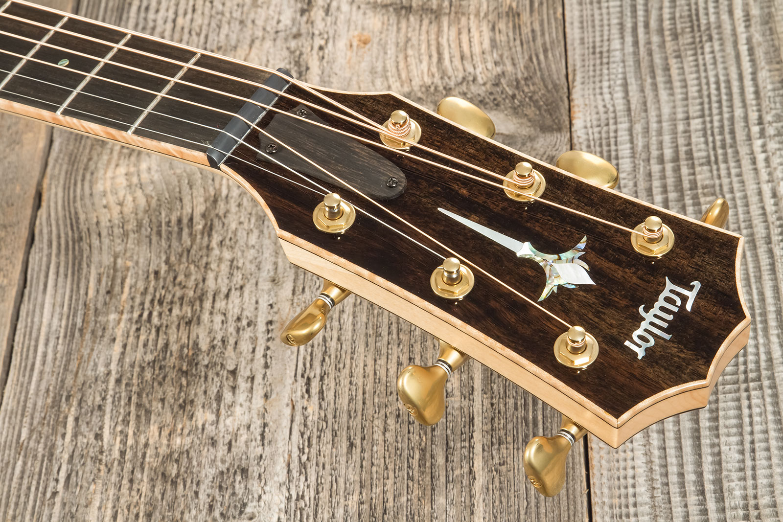 Taylor Custom Shop Gc-e Grand Concert Cw Epicea Black Limba Eb Es2 #1211063097 - Natural - Guitarra folk - Variation 7