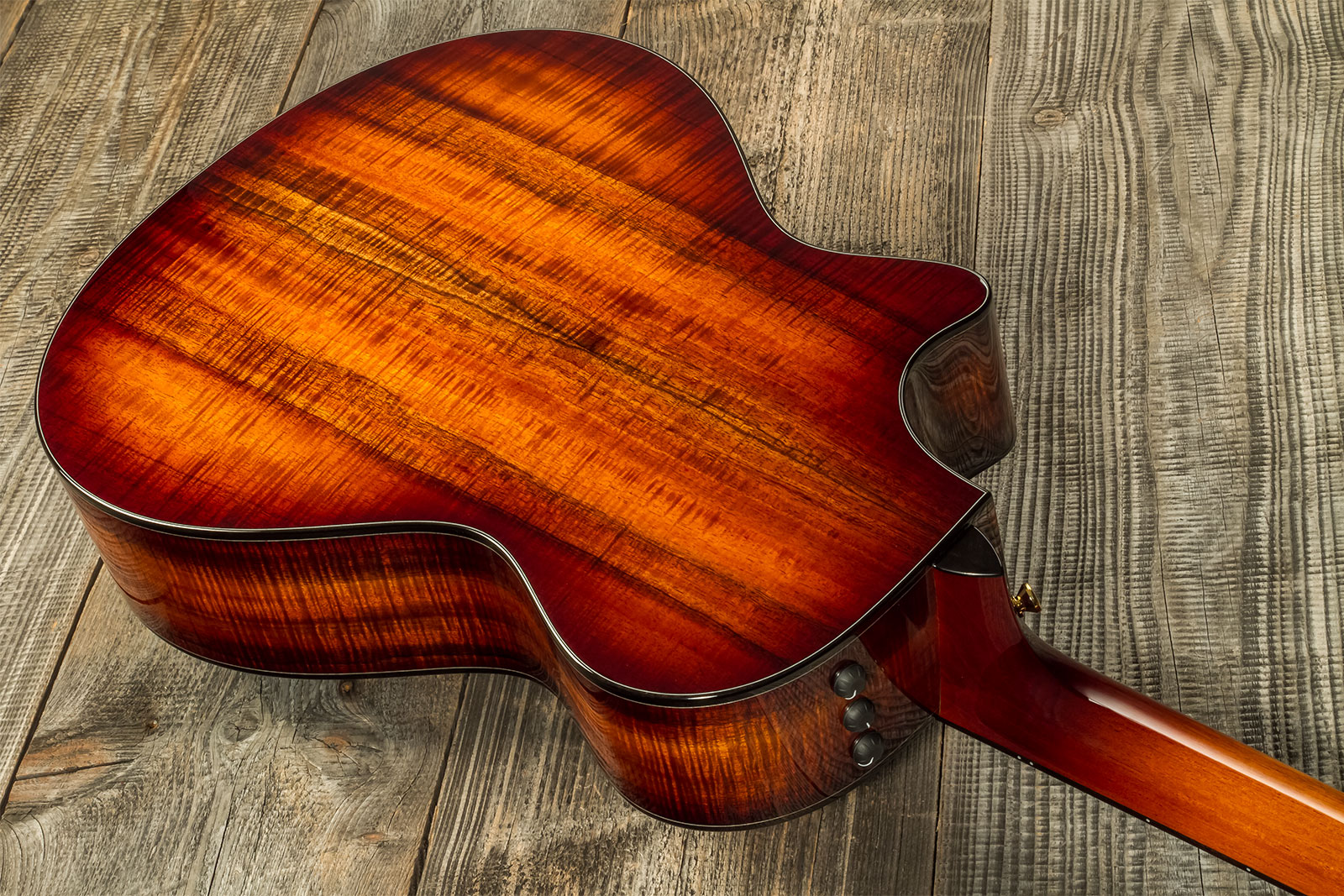 Taylor Custom Shop Gc-e Grand Concert Cw Tout Koa Eb Es2 #1211133097 - Sunburst - Guitarra folk - Variation 5