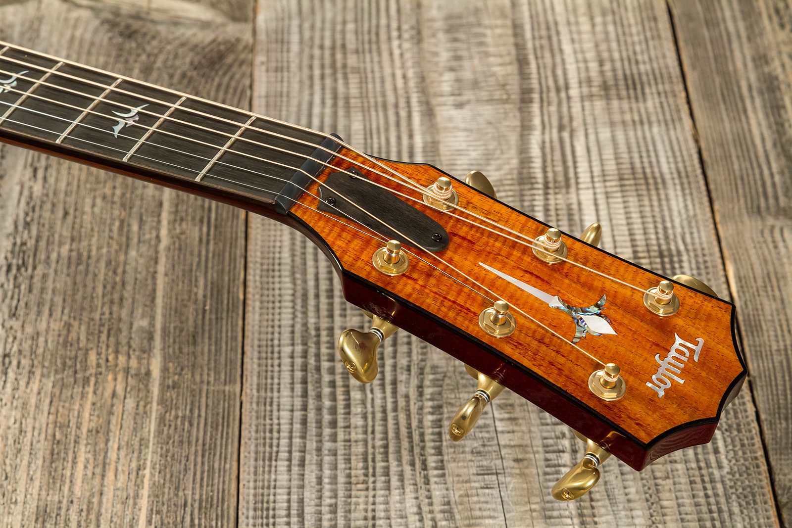 Taylor Custom Shop Gc-e Grand Concert Cw Tout Koa Eb Es2 #1211133097 - Sunburst - Guitarra folk - Variation 7