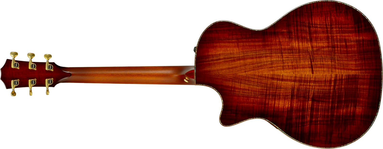 Taylor Custom Shop Grand Auditorium Cw Redwood / Koa Eb Es2 #1211143039 #1210103110 - Shaded Edgeburst - Guitarra folk - Variation 1