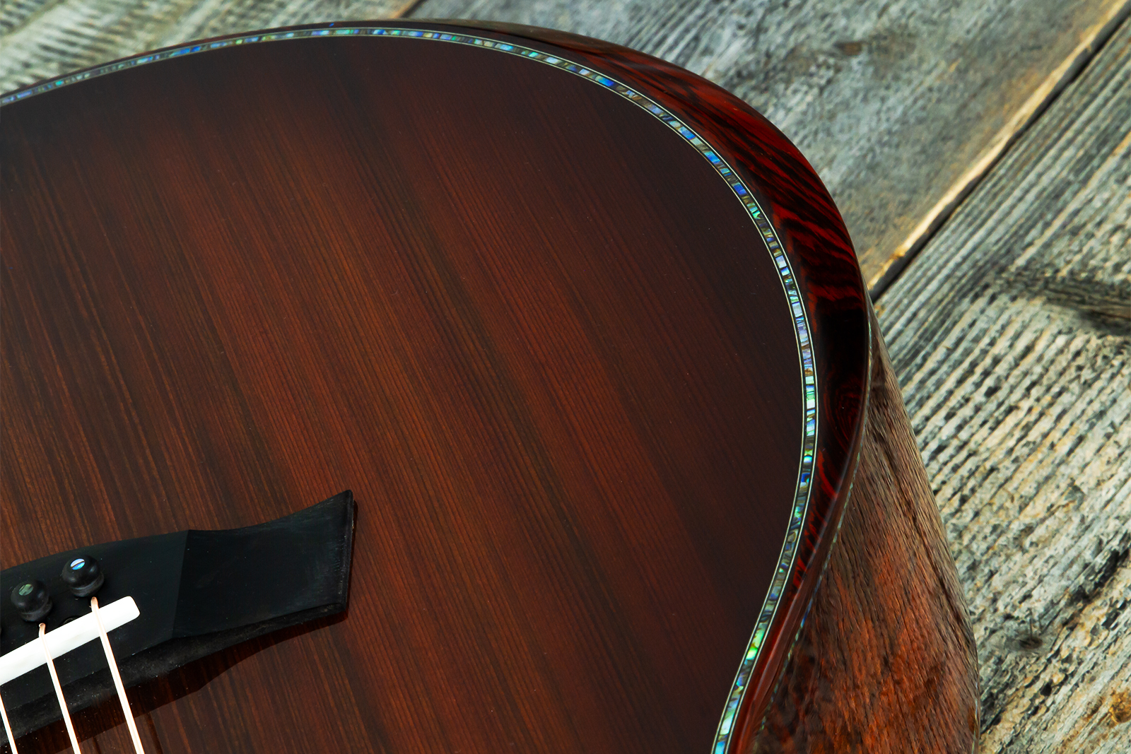 Taylor Custom Shop Grand Auditorium Cw Redwood / Koa Eb Es2 #1211143039 #1210103110 - Shaded Edgeburst - Guitarra folk - Variation 3