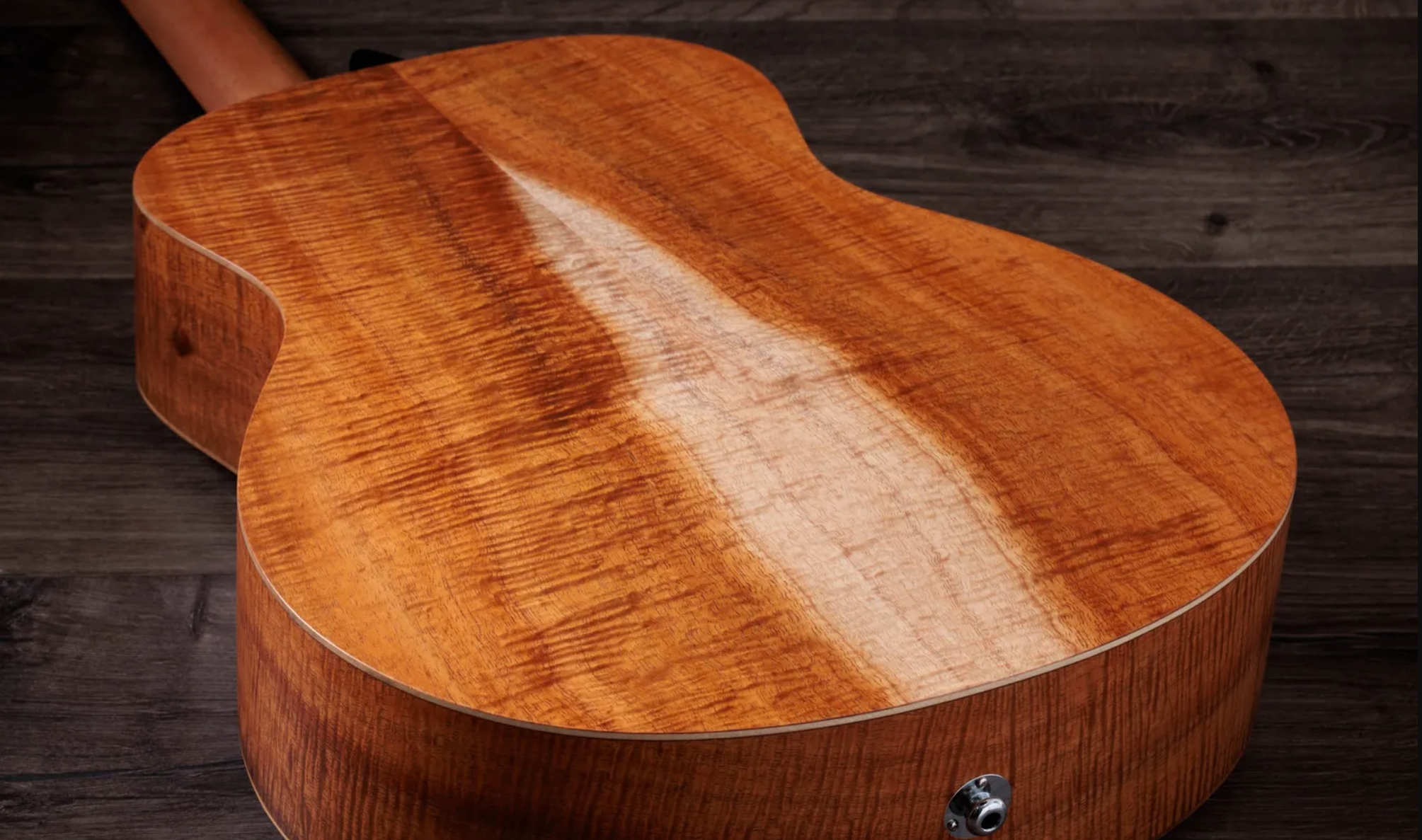 Taylor Gs Mini-e Ltd Figured Koa Parlor Shsc Epicea Koa Eb Esb - Natural Matte - Guitarra folk - Variation 4