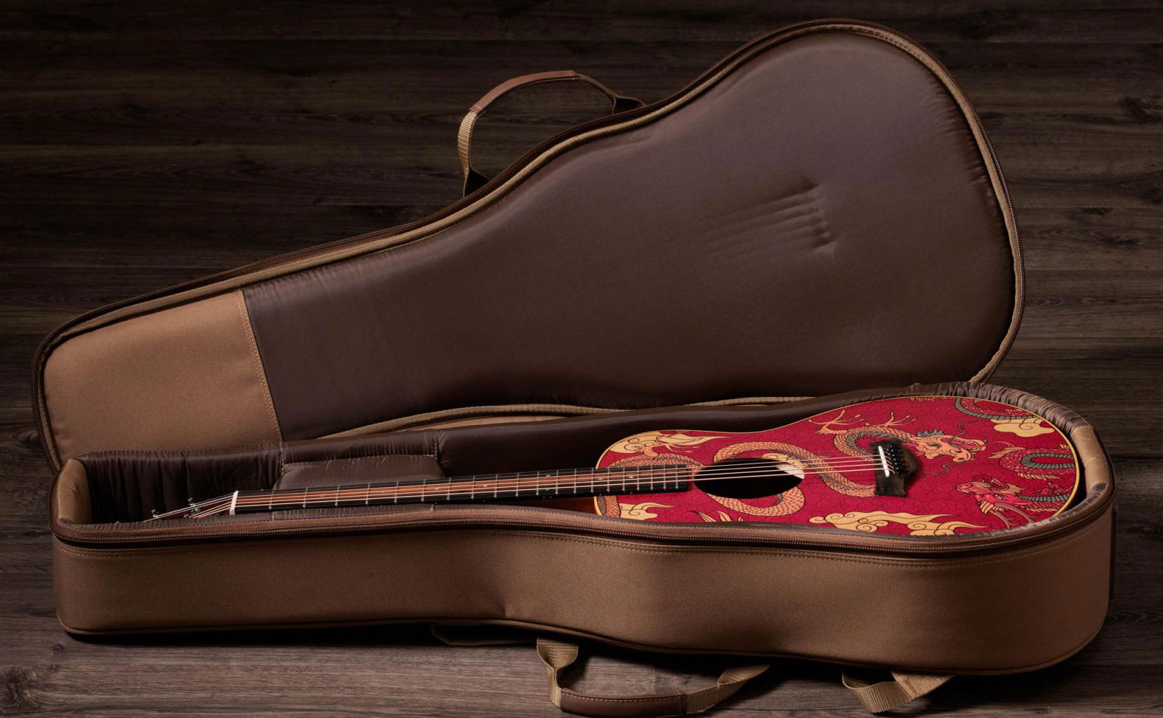 Taylor Gs Mini-e Special Edition Epicea Acajou Eb Esb - Year Of The Dragon - Guitarra folk - Variation 6