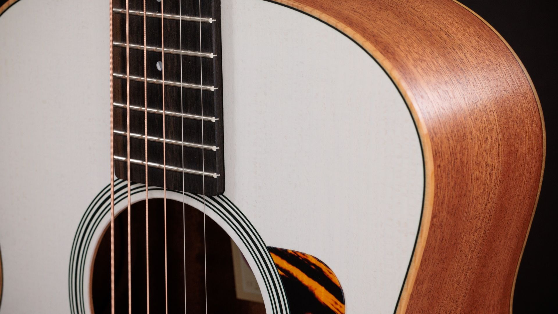 Taylor Gs Mini-e Special Edition Epicea Sapele Eb Esb - Trans White - Guitarra folk - Variation 2