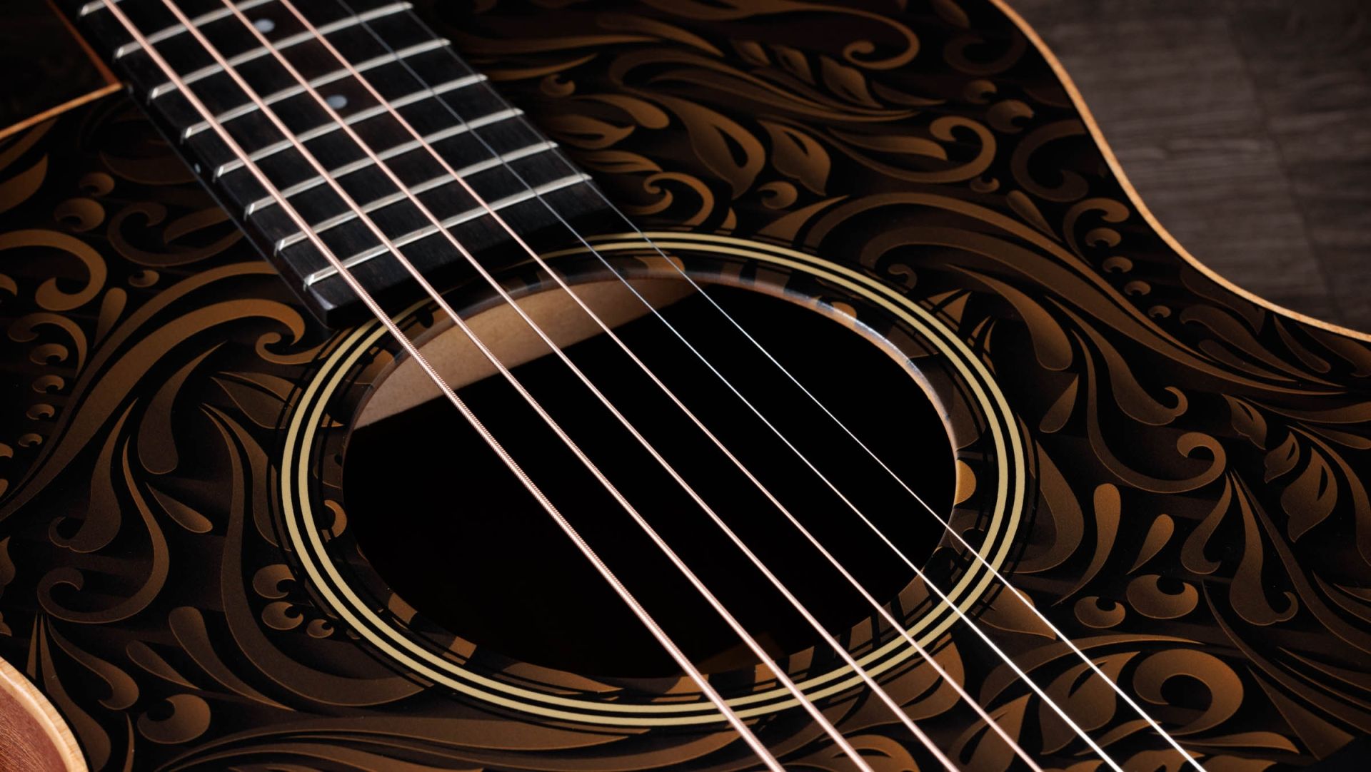 Taylor Gs Mini-e Special Edition Parlor Shsc Epicea Sapele Es-b Eb - Paisley Burst - Guitarra folk - Variation 2