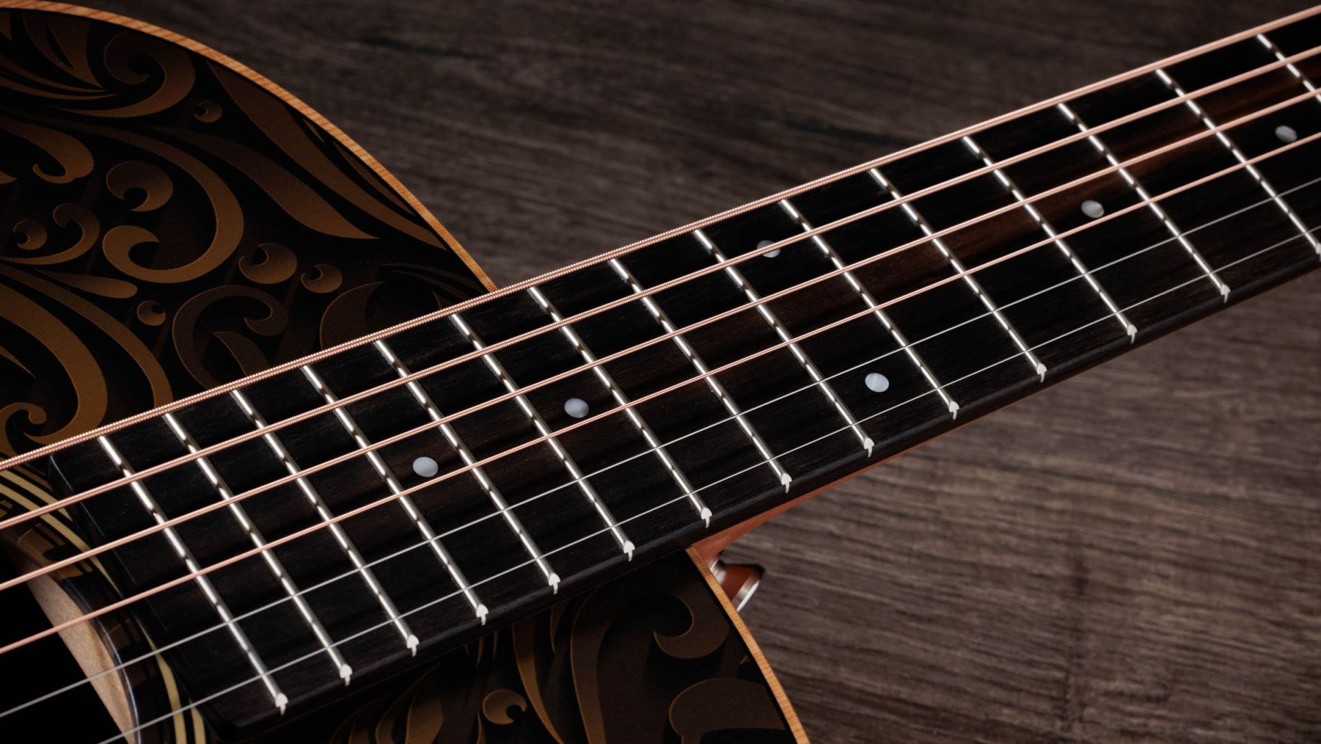 Taylor Gs Mini-e Special Edition Parlor Shsc Epicea Sapele Es-b Eb - Paisley Burst - Guitarra folk - Variation 3