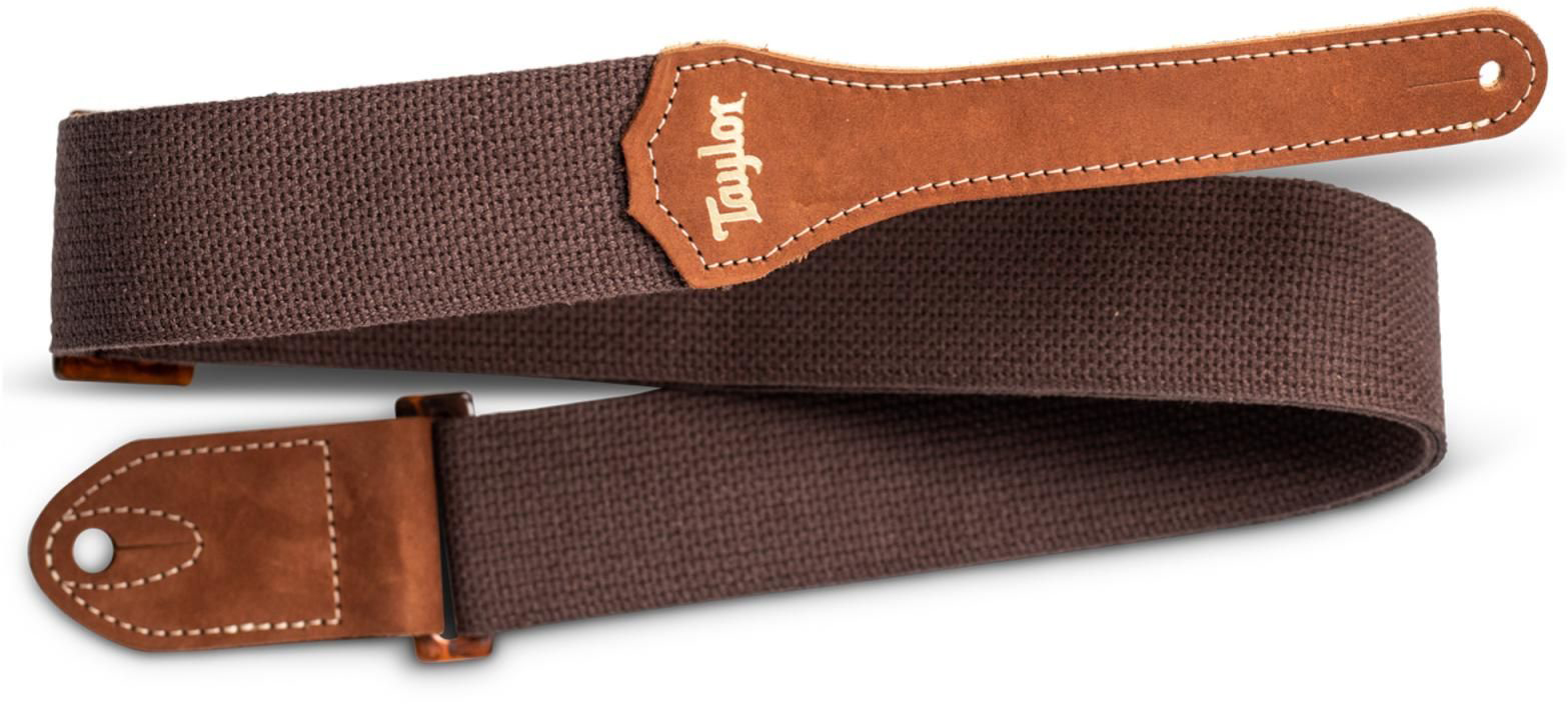 Taylor Gs Mini Guitar Strap Cotton 2-inches Brown 4012-20 - Correa - Variation 1
