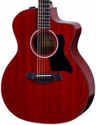 Guitarra folk Taylor 224ce DLX LTD - Trans red