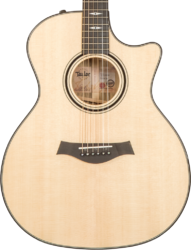 Guitarra folk Taylor Custom Shop GA-E Grand Auditorium #1211103099 - Natural