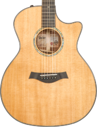 Guitarra folk Taylor Custom Shop GA-E Grand Auditorium #1211103098 - Natural