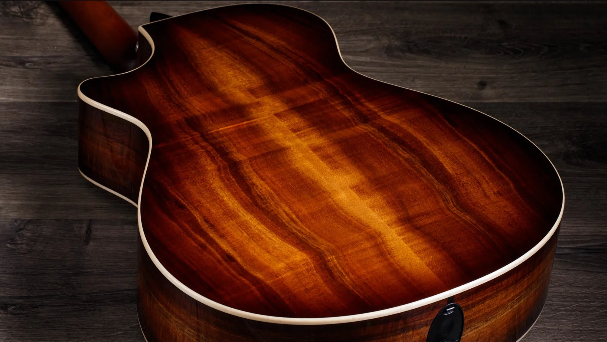 Taylor K22ce 12-fret Grand Concert Cw Shsc Tout Koa Eb Es2 - Dark Edgeburst - Guitarra folk - Variation 5