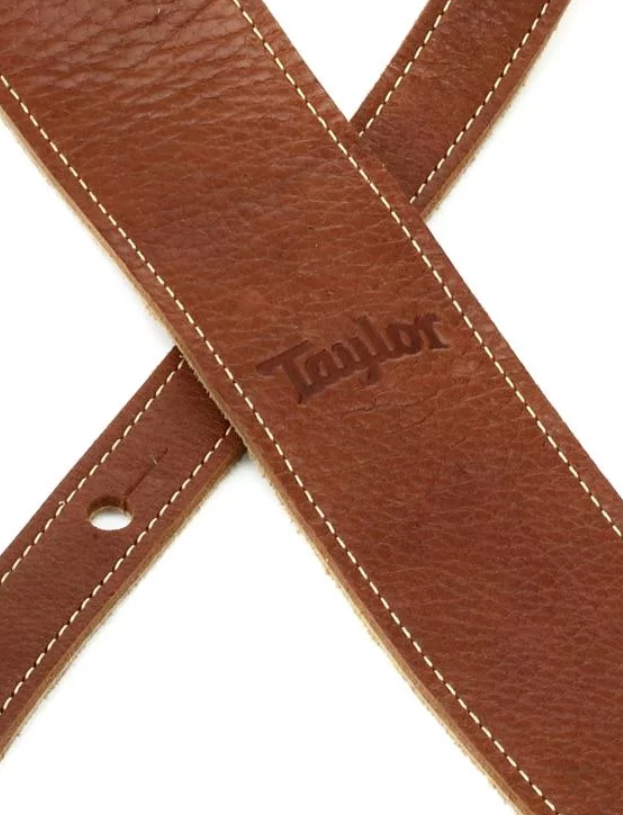Taylor Strap Med Brown Leather Suede Back 2.5 Inches - Correa - Variation 1
