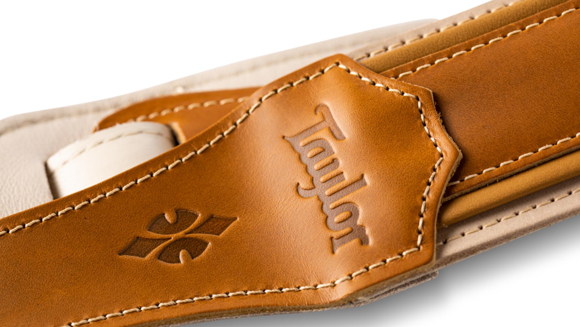 Taylor Reflections Leather Guitar Strap 2.5-inc Palomino 4112-25 Cuir - Correa - Variation 3