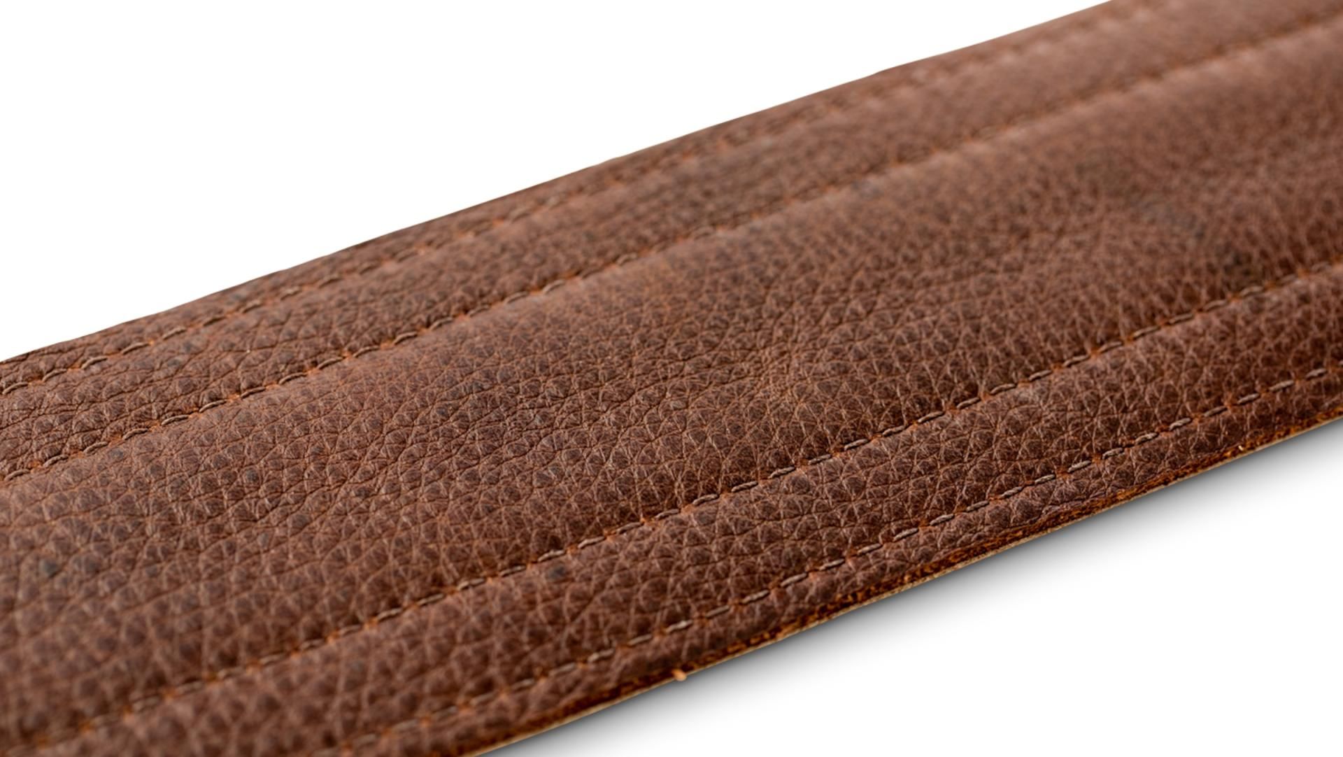Taylor Reflections Leather Guitar Strap 2.5-inc Spruce/ebony 4111-25 Cuir - Correa - Variation 2