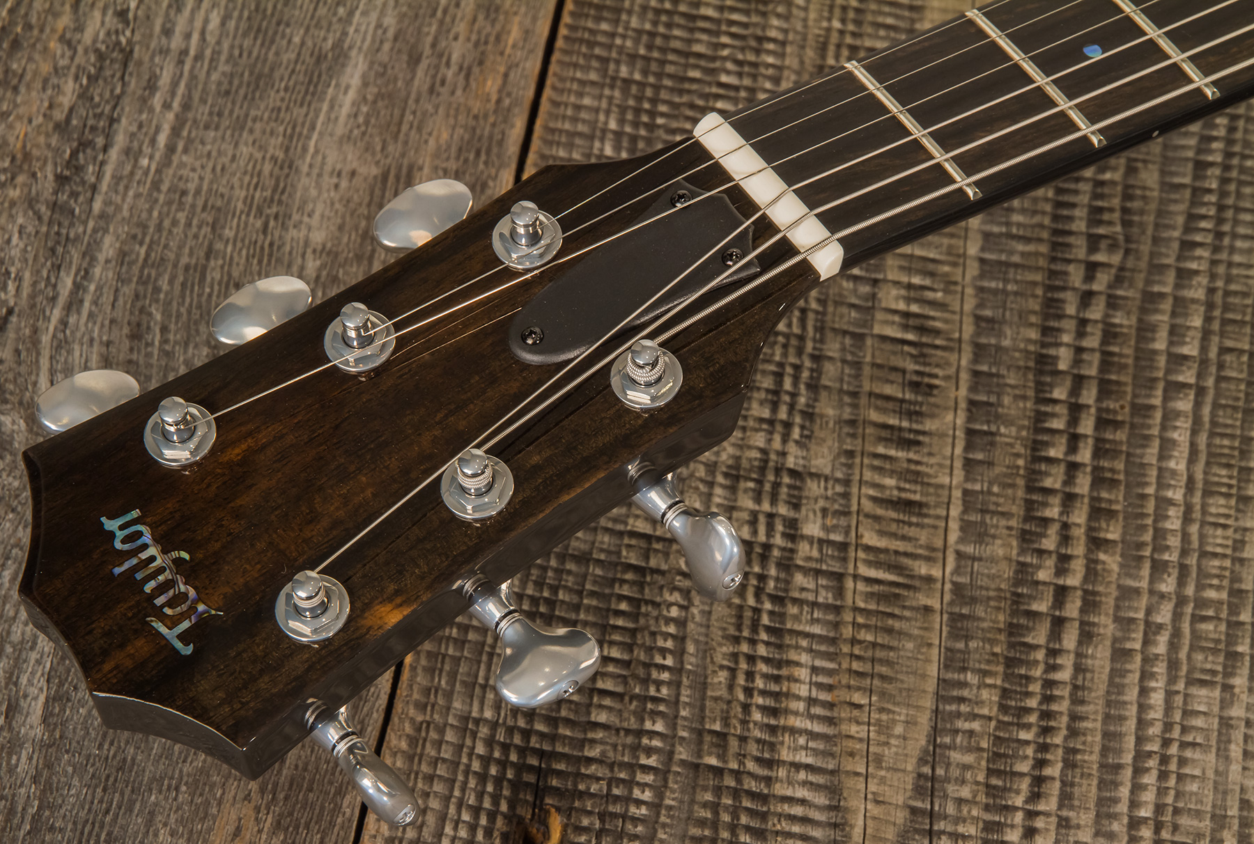Taylor T5z Ltd Cw Quilt Maple Top Sapele Eb - Shark Gray - Guitarra eléctrica semi caja - Variation 7