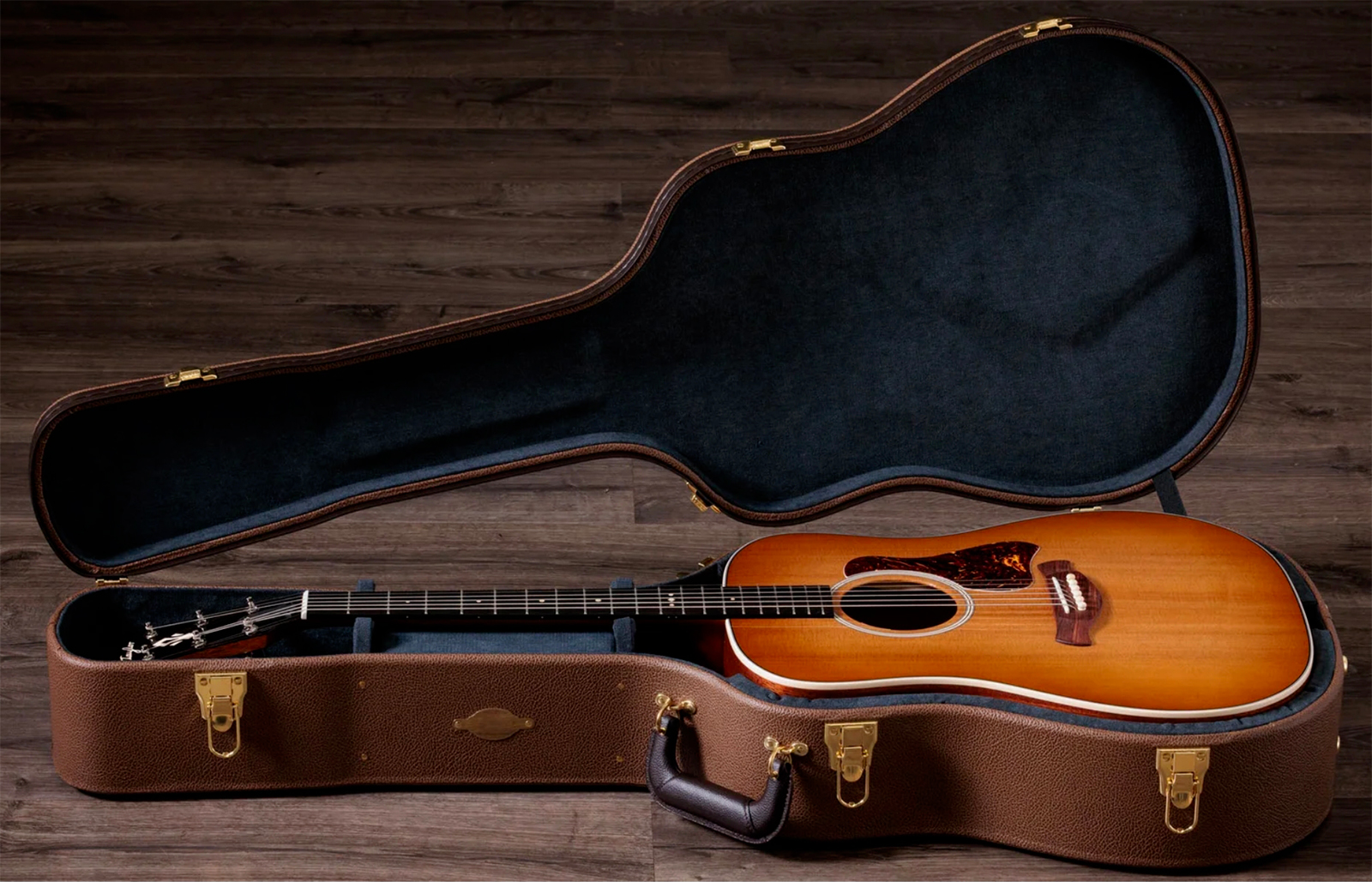 Taylor Trey Hensley 510e Special Ed. Gold Label Dreadnought Epicea Acajou Eb - Antique Blond - Guitarra folk - Variation 10