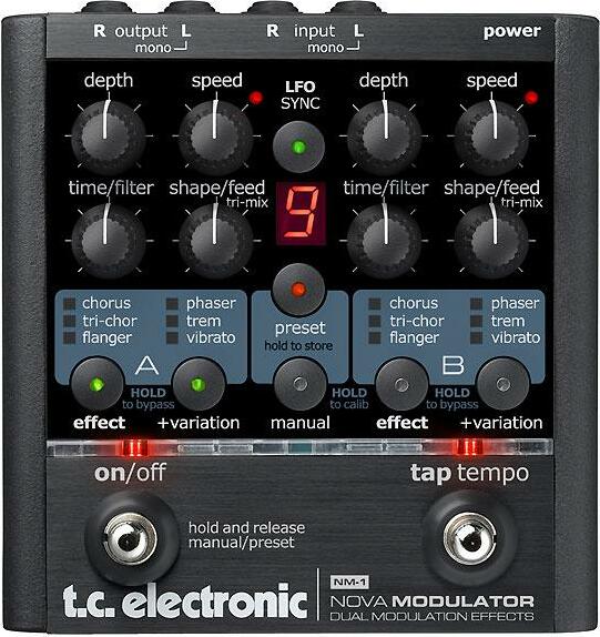 Tc Electronic Nm1 Nova Modulator - Pedal de chorus / flanger / phaser / modulación / trémolo - Main picture
