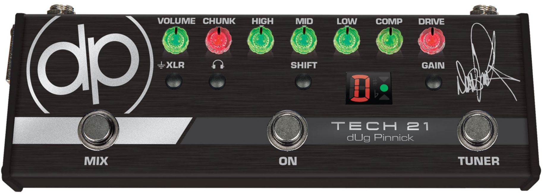 Pedalera multiefectos para bajo Tech 21 Dug Pinnick DP-3X