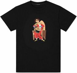 Camiseta Teenage engineering EP medieval t-shirt black - L