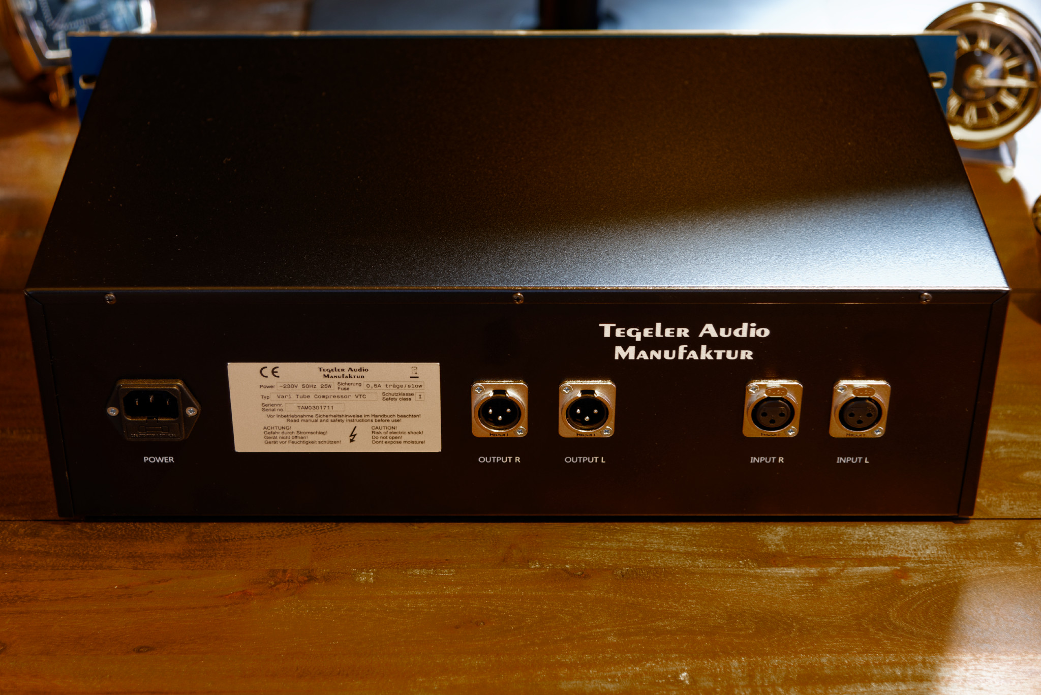 Tegeler Audio Manufaktur Vtc Vari Tube Compressor - Compresor / Limiter / Gate - Variation 1