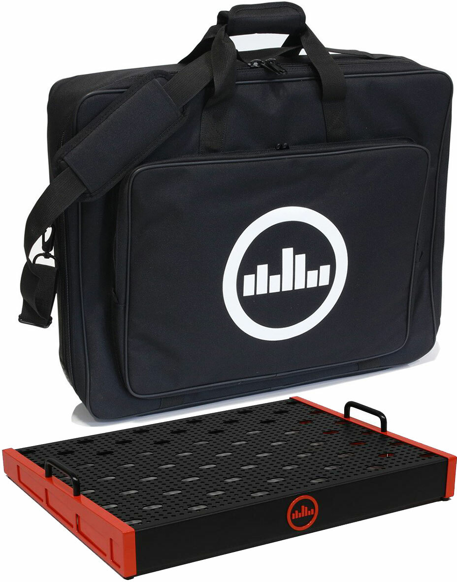 Temple Audio Design Templeboard Trio 21 + Soft Case Temple Red - pedalboard - Main picture