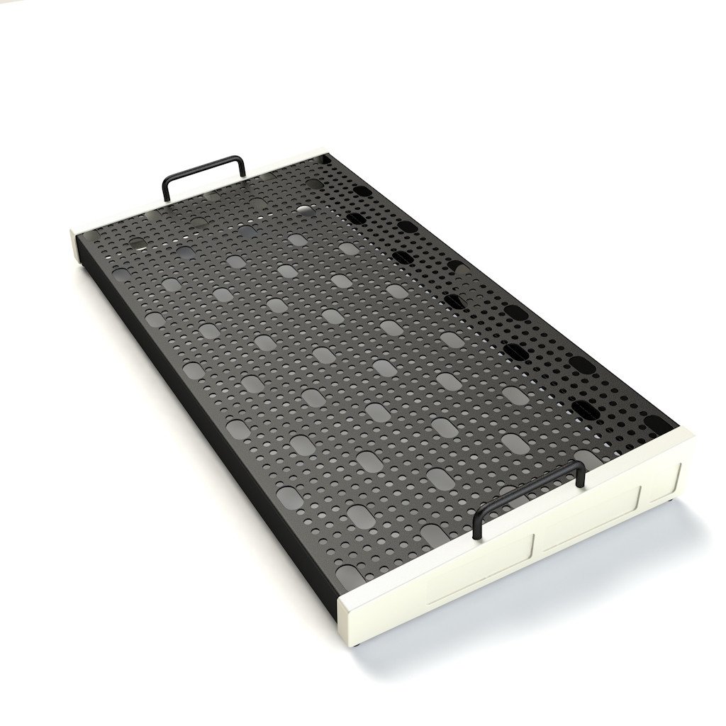 Temple Audio Design Templeboard Duo 24 + Soft Case Vintage White - pedalboard - Variation 2