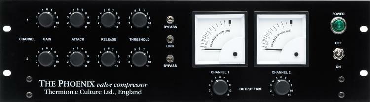 Thermionic Culture Phoenix Valve Compresseur 2 Canaux Side Chain - Compresor / Limiter / Gate - Main picture