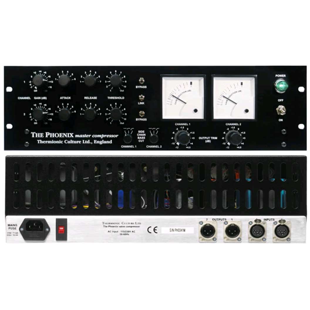 Thermionic Culture Phoenix Compresseur 2 Canaux Mastering Plus - Compresor / Limiter / Gate - Variation 1