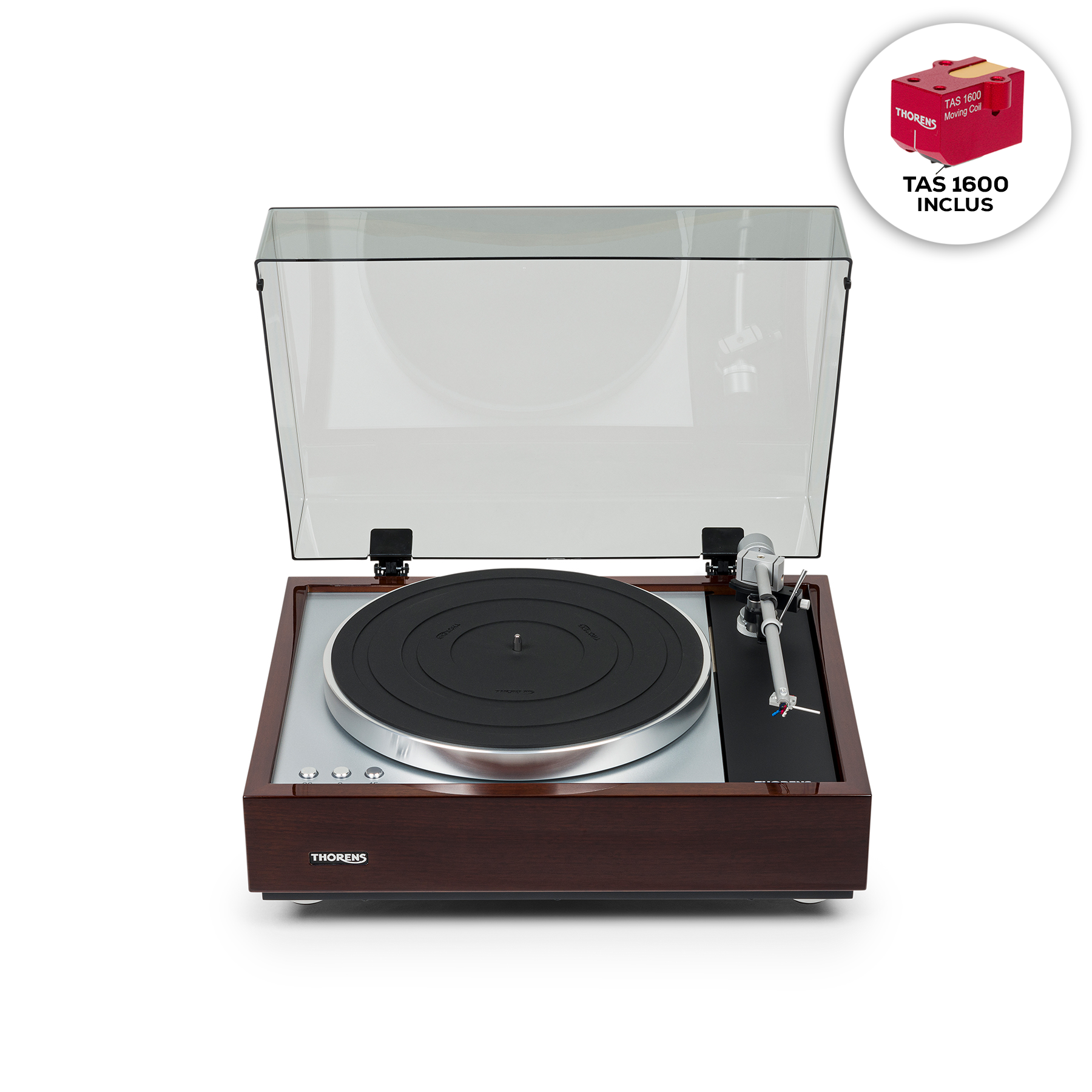 Thorens Td 1600 Noyer Inclus Tas 1600 - Platos Hifi - Variation 4
