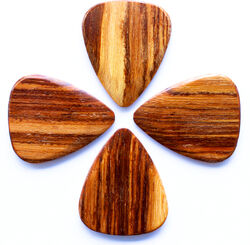 Púas Timber tones 4 Wood Picks Box - Pale Moon Ebony