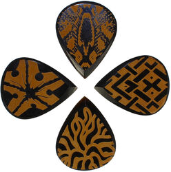 Púas Timber tones 4 Horn Picks Pack - Tribal