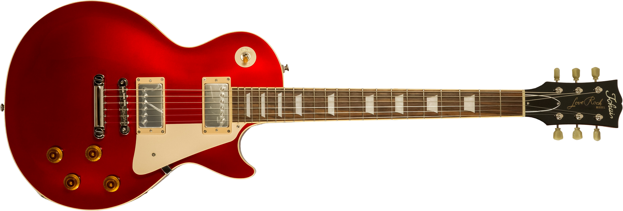 Tokai Love Rock Ls101 Jap 2h Ht Rw #2348440 - Candy Apple Red - Guitarra eléctrica de corte único. - Main picture