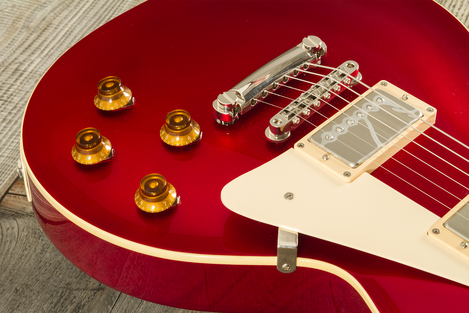 Tokai Love Rock Ls101 Jap 2h Ht Rw #2348440 - Candy Apple Red - Guitarra eléctrica de corte único. - Variation 2
