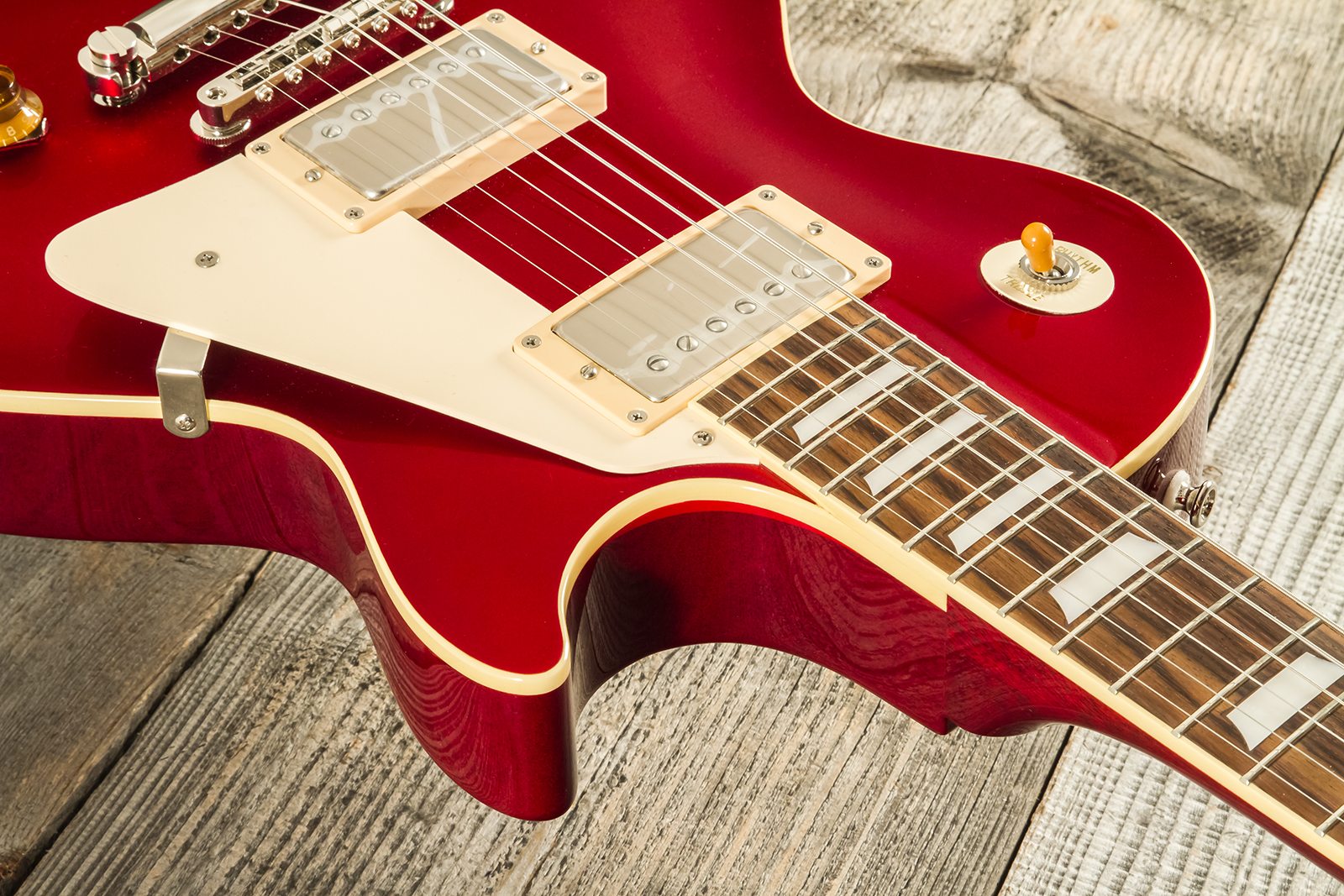Tokai Love Rock Ls101 Jap 2h Ht Rw #2348440 - Candy Apple Red - Guitarra eléctrica de corte único. - Variation 3