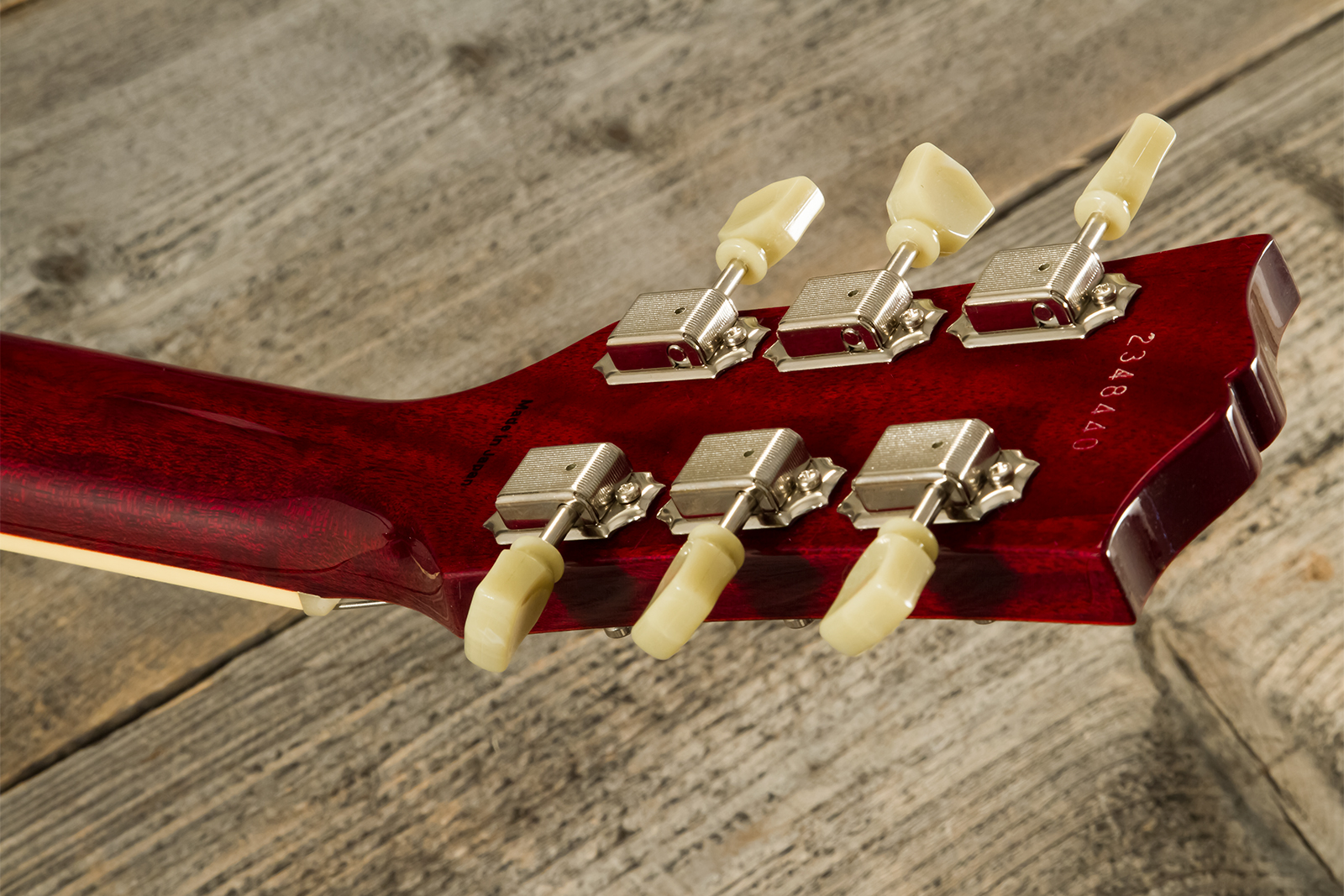 Tokai Love Rock Ls101 Jap 2h Ht Rw #2348440 - Candy Apple Red - Guitarra eléctrica de corte único. - Variation 8