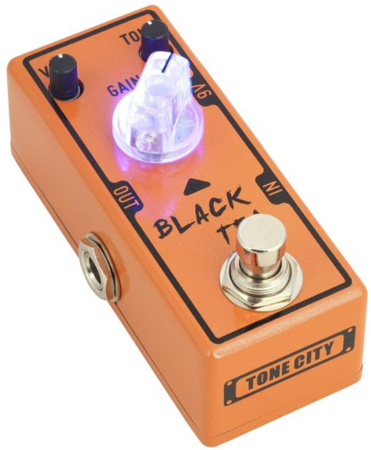 Tone City Audio Black Tea Distortion T-m Mini - Pedal overdrive / distorsión / fuzz - Variation 1