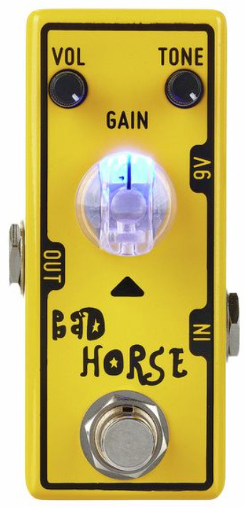 Tone City Audio Bad Horse Overdrive T-m Mini - Pedal overdrive / distorsión / fuzz - Main picture