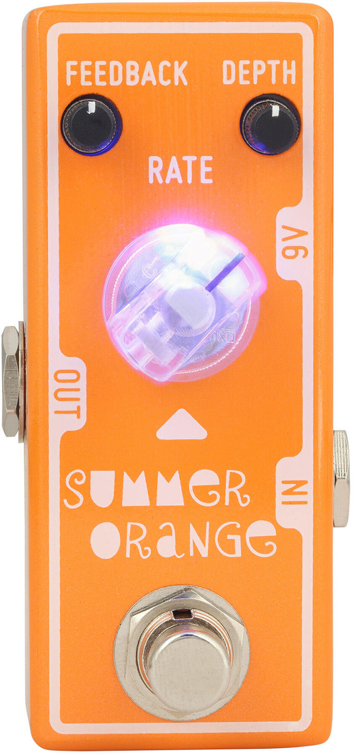 Tone City Audio Summer Orange Phaser T-m Mini - Pedal de chorus / flanger / phaser / modulación / trémolo - Main picture